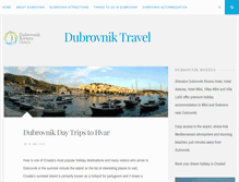 Tablet Screenshot of dubrovnik-travels.com